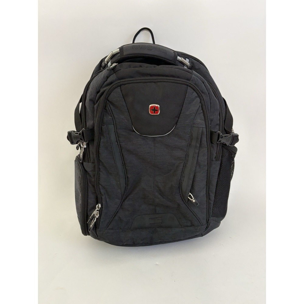 SwissGear Unisex-Adult 5358 USB ScanSmart Laptop Backpack Large Heather Gray EUC